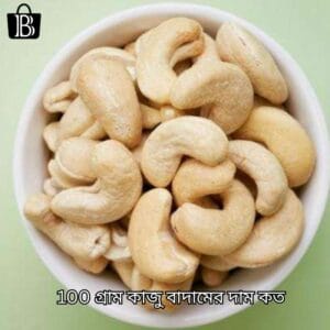 100 গ্রাম কাজু বাদামের দাম কত