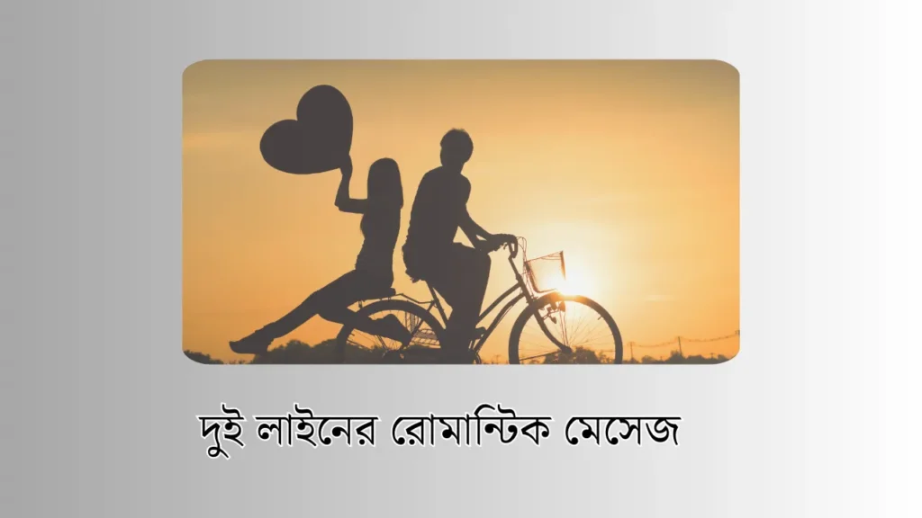 দুই লাইনের রোমান্টিক মেসেজ