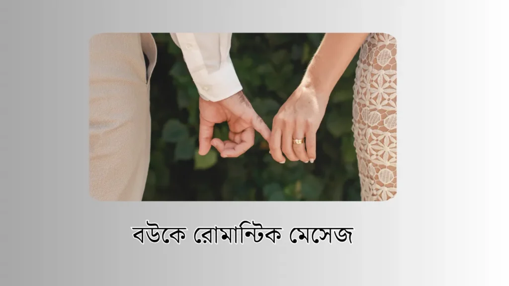 বউকে রোমান্টিক মেসেজ