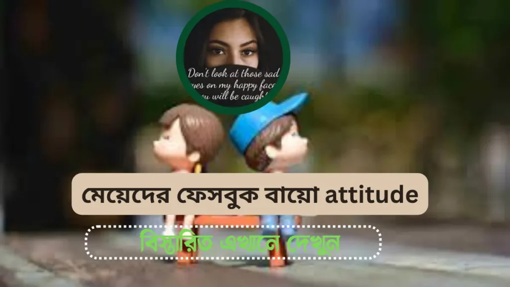 মেয়েদের ফেসবুক বায়ো attitude